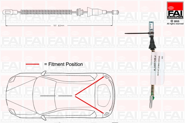 Cable Pull, parking brake